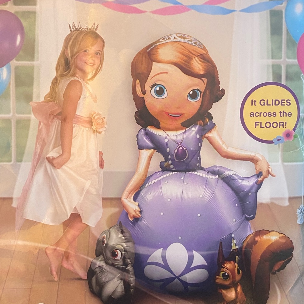 DISNEY SOFIA THE FIRST GLIDING BALLOON 40"x75" - Picture 2 of 4